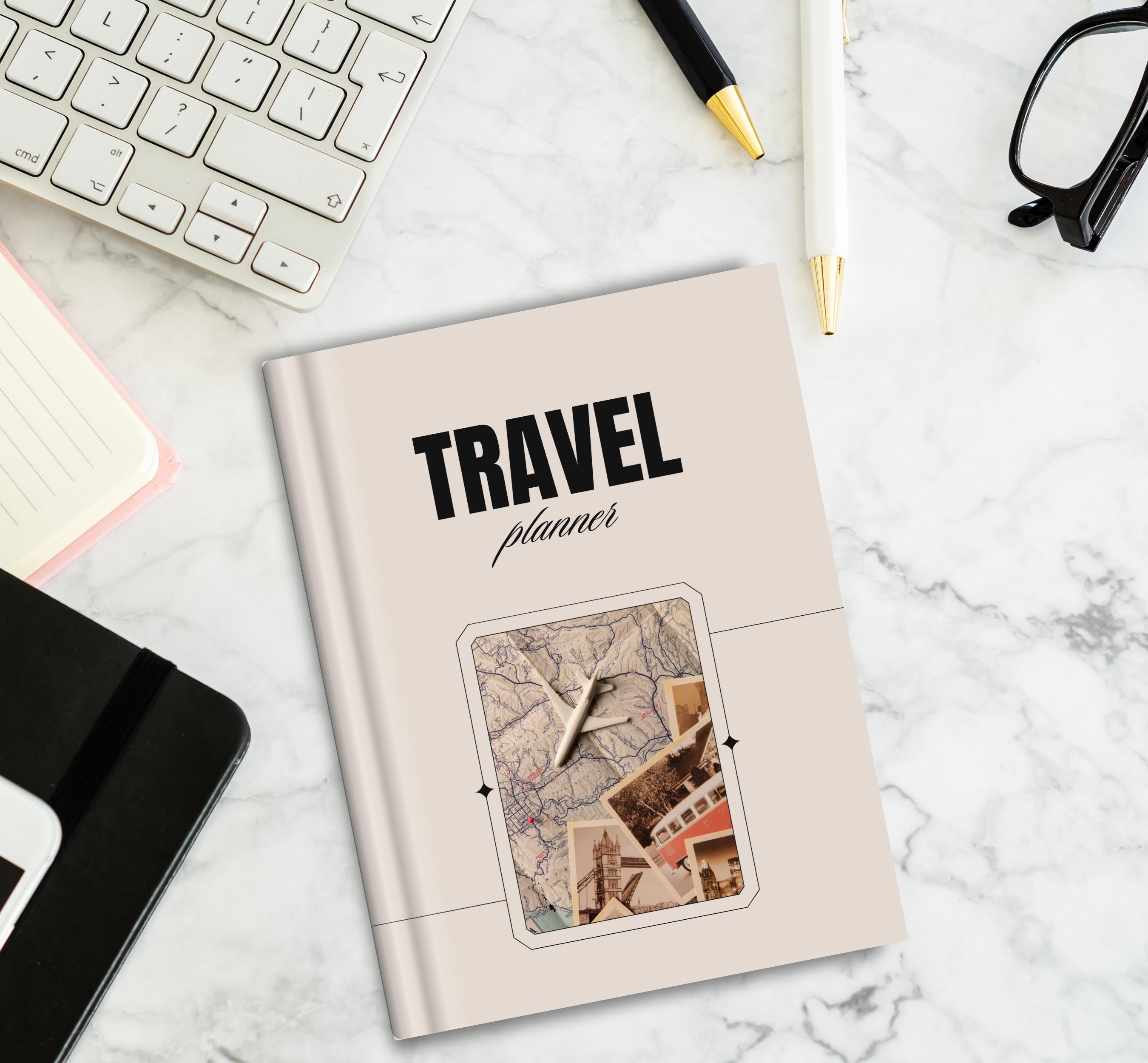 Travel Planner Template, Trip Itinerary Printable Travel Guide, Travel Agent Planner, Holiday Honeymoon Vacation Planner, Travel Organizer