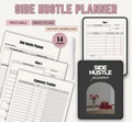 Printable Side Hustle Planner, Side Hustle Tracker, Side Hustle Organizer, Side Job Tracker Template, Business Organizer, Instant Download