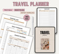 Travel Planner Template, Trip Itinerary Printable Travel Guide, Travel Agent Planner, Holiday Honeymoon Vacation Planner, Travel Organizer