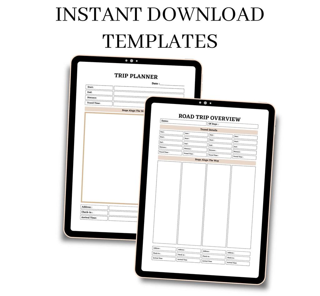 Travel Planner Template, Trip Itinerary Printable Travel Guide, Travel Agent Planner, Holiday Honeymoon Vacation Planner, Travel Organizer