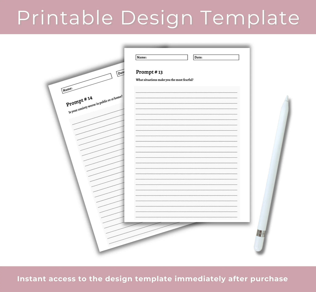 Mental Health Journal Prompts, 200 Prompts About Mental Health, Mental Health Journal, Journal Prompts for Mental Health, Instant Download