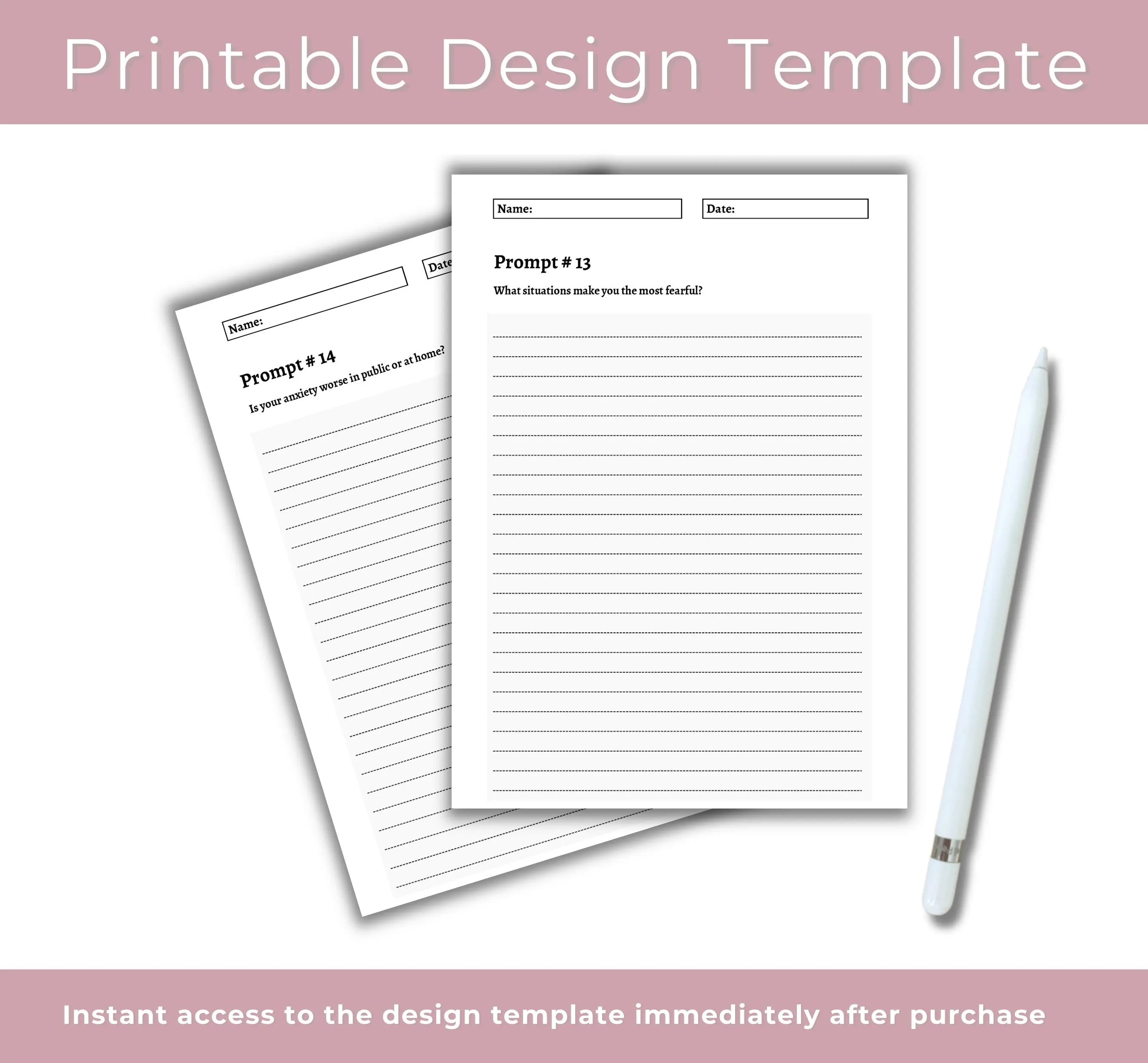 Mental Health Journal Prompts, 200 Prompts About Mental Health, Mental Health Journal, Journal Prompts for Mental Health, Instant Download