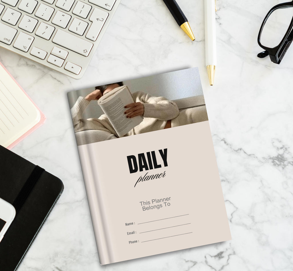 Daily Planner 2025 Printable, Daily Workout Log, Meal Tracker, Printable Daily, Weekly, Monthly Planner, Instant Download Planner Template