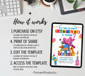 Editable Pocoyo Birthday invitation Pocoyo Invitation Pocoyo Party Kids Invite Printable and Editable Digital Kids Birthday Party Template