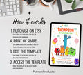 Editable Number blocks, Birthday Invitation, Printable Birthday Party Invite, Digital Kid Party Invite, Number Inspired Birthday Invitation