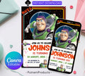 Buzz Lightyear Birthday Invitation Toy Story Birthday Invitation Buzz Digital Invite Buzz Lightyear Birthday Digital Printable Invitation