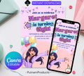 Customizable Aphmau Invitation| Aphmau Invitation| Aphmau Birthday invitation| Aphmau Minecrafter| Cute Gamer Invitation| Editable Template