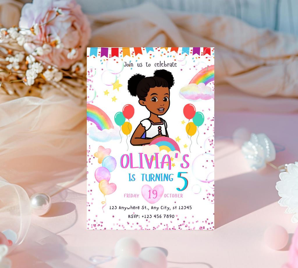 Gracie's Corner Birthday Invitation | Gracie's Template Printable Editable Canva Invitation| Gracies Corner invitation| Editable Template