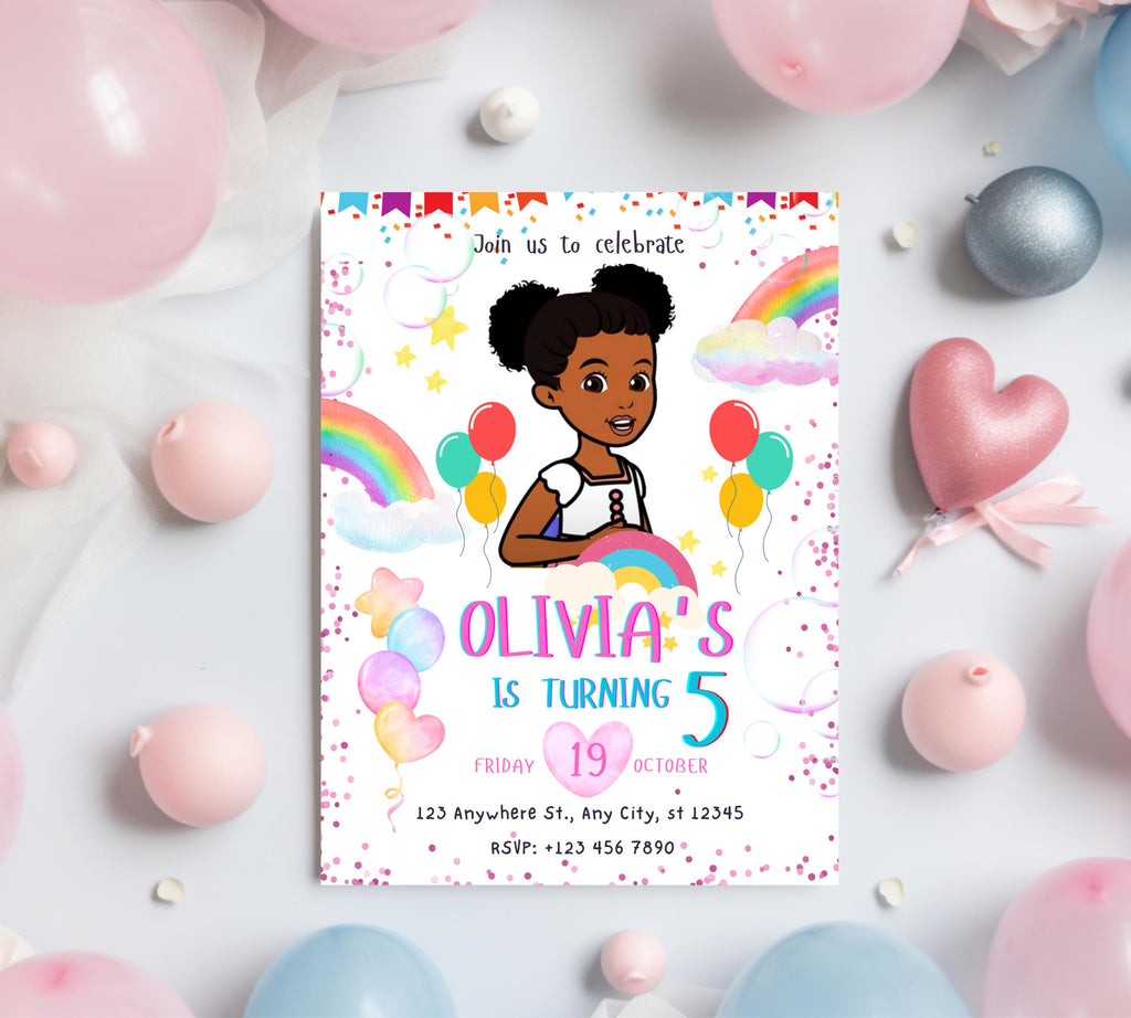 Gracie's Corner Birthday Invitation | Gracie's Template Printable Editable Canva Invitation| Gracies Corner invitation| Editable Template