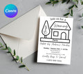 House Warming Invitation, House Warming Party, Modern, Housewarming Party, Editable Invitation, New Home Parties, Home Sweet Home Printable