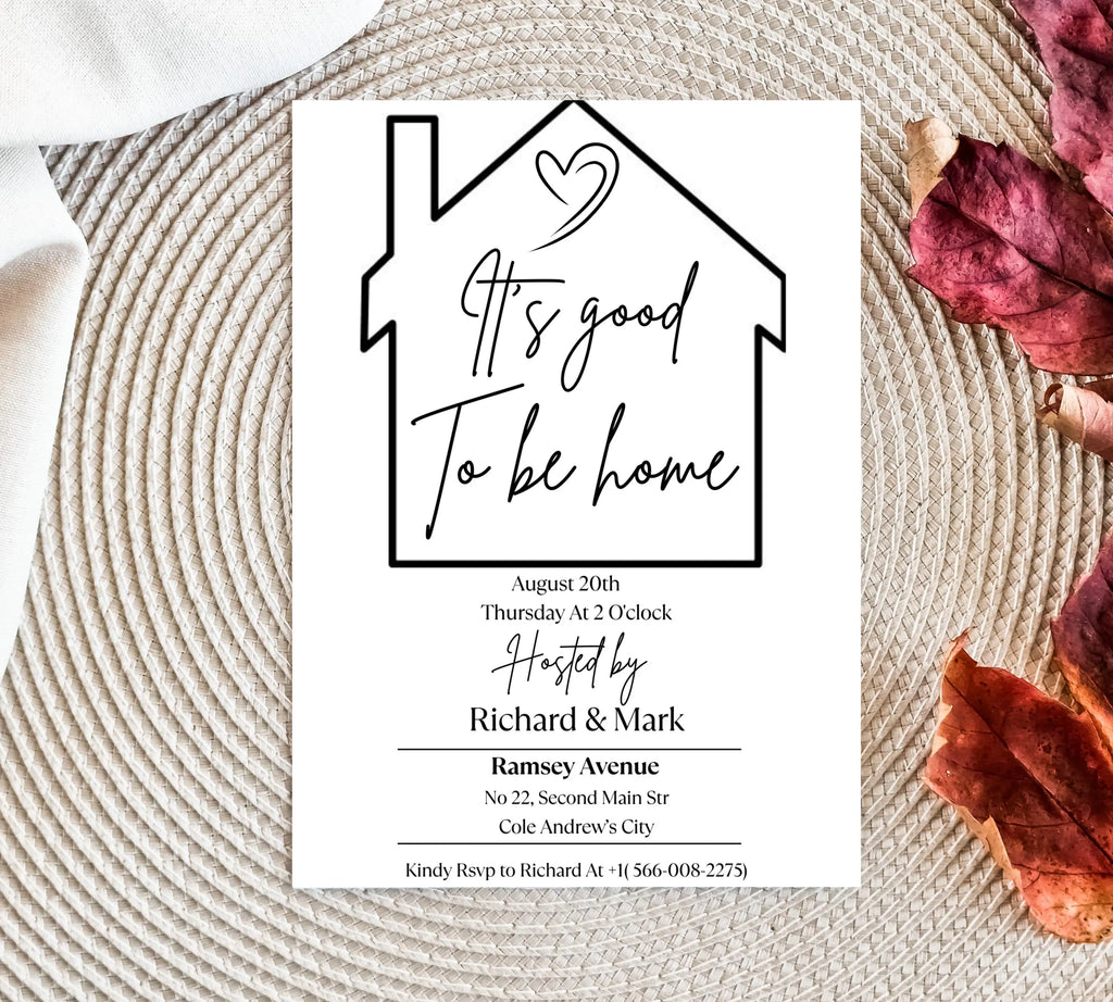 House Warming Invitation, House Warming Party, Modern, Housewarming Party, Printable or Text Invite, Digital, House Party Evite, House Evite