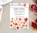 Love In Bloom Wildflower Bridal Shower invite template, Editable Wildflower Bridal Shower Invitation, wildflower Floral Bridal Shower Decor