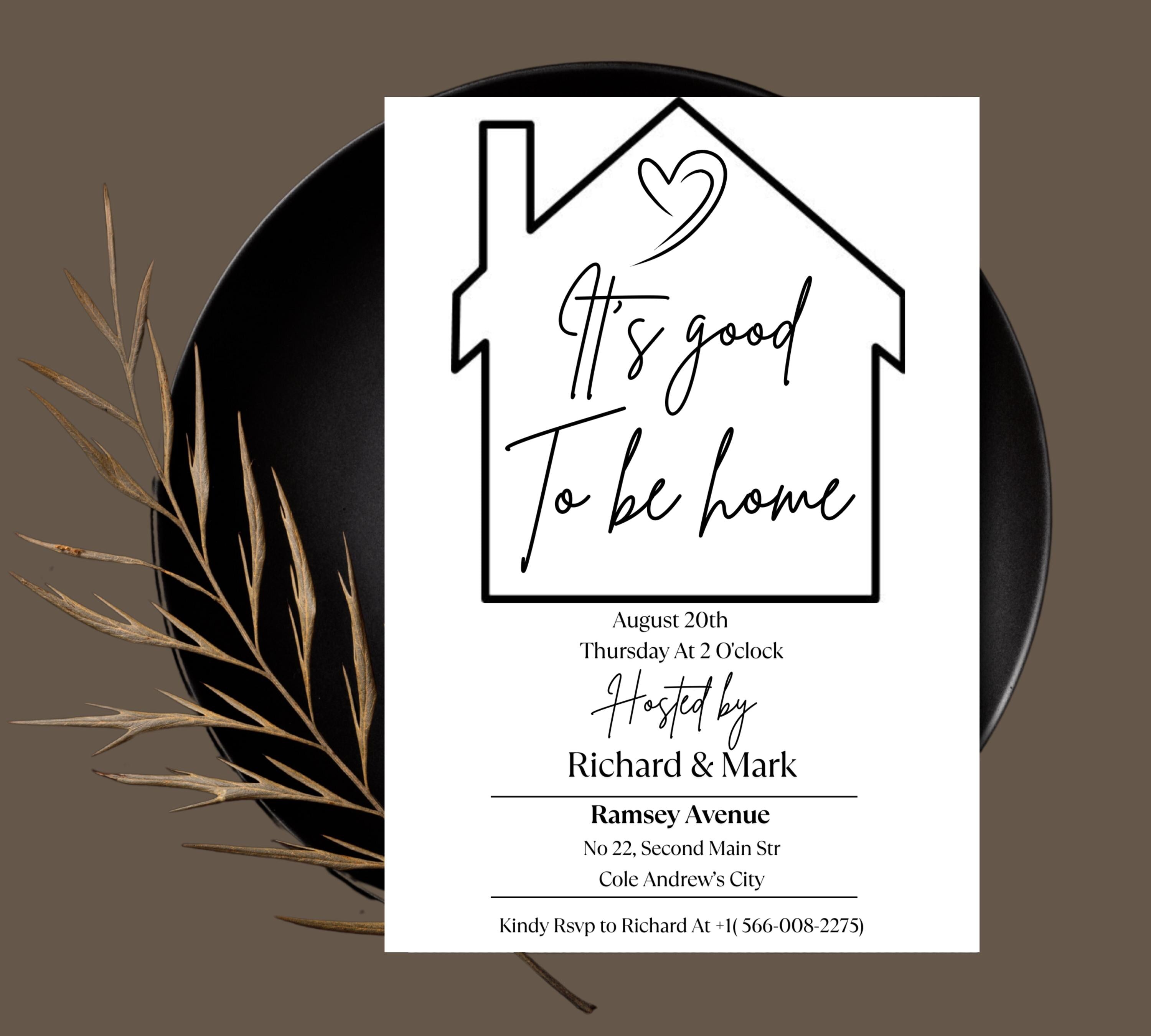 House Warming Invitation, House Warming Party, Modern, Housewarming Party, Printable or Text Invite, Digital, House Party Evite, House Evite