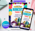 Monsters Inc Boo Birthday Invitation, Kids Birthday Invite, Monsters University Template, Editable Monsters Inc Theme Birthday Invitation