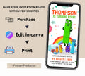 Editable Number blocks Birthday Invitation, Number blocks Birthday Party, Number Blocks Kids Birthday Party, Learn Numbers Kids Bday Party