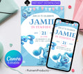 Editable Blues Clues Birthday Invitation, Editable Blue Puppy Printable Invitation, Blues Clues Kids Digital Party Invite, Instant Download