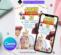 Editable Toy Story Invitation Template, Toy Story Kids Birthday Party Invite, Digital Invitation, Kids Invite, Woody, Buzz Lightyear Invite